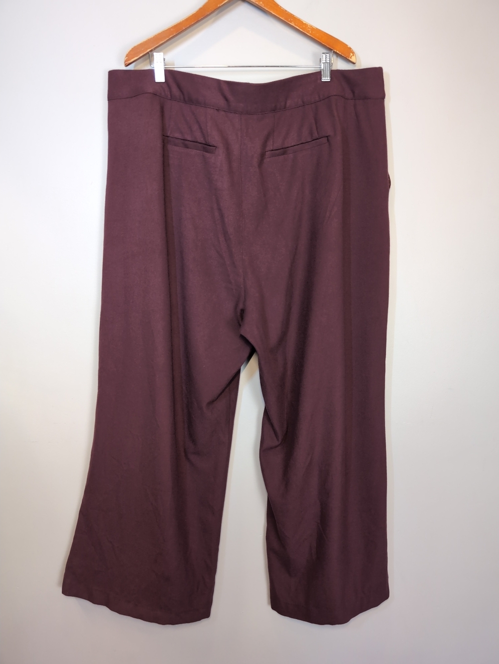 NEW Torrid Brushed Twill Wide Leg Pants Sassafras Purple Womens Plus Size 22 - Picture 13 of 15